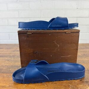 Birkenstock Navy Slide Sandals Size 41